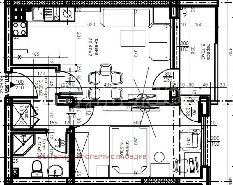 Продается  1 спальня Пловдив , Южен , 66 кв.м | 86473117 - изображение [4]